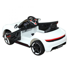 Mașină sport pentru copii NEON QLS cu telecomandă | alb č.3