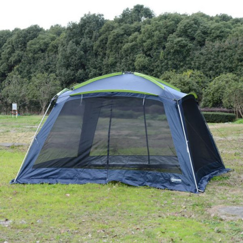 Cort de camping pentru 5-8 persoane | albastru inchis č.2