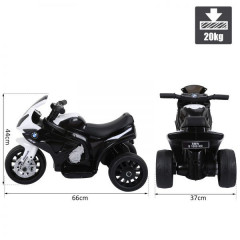 Motocicletă electrică de lux pentru copii BMW - 66 x 37 x 44 cm | negru č.3