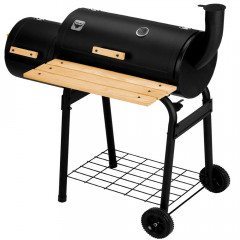 Grătar BBQ cu afumătoare Lokomotiva | 115 cm x 58 cm x 104 cm