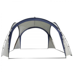 Cort de camping pentru petrecere Marquee 3,5 x 3,5 m | alb - albastru č.2