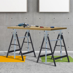 Capră de atelier reglabilă pe înălțime | negru č.3