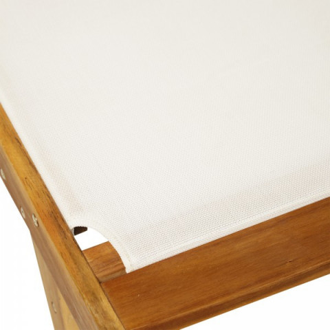 Șezlong de grădină Simon | lemn masiv de salcâm č.6