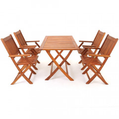  Azua Set mobilier de grădină din lemn  | lemn masiv de sălcâm č.1