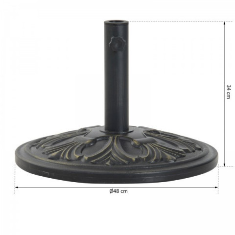 Suport pentru umbrelă | bronz č.3