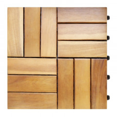 Dale din lemn de acacia, model 3 | 30x30x2,5 cm