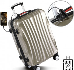 Set de lux valize de călătorie Ikarus 3 bucăți | auriu č.3
