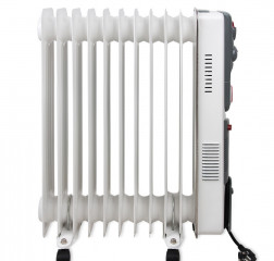 Calorifer electric cu ulei si ventilator 2500W | alb č.3