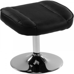 Scaun de birou GT Relax Racer cu suport pentru picioare | negru č.3