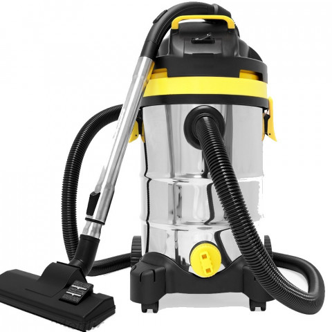 Aspirator pentru aspirație uscată și umedă  30l  | argintiu-galben č.2