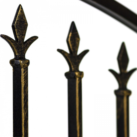 Arcadă metalică pentru trandafiri cu portiță | 207 x 130 x 50 cm č.6