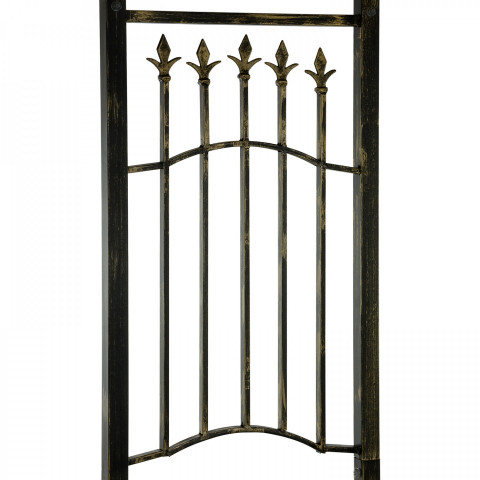 Arcadă metalică pentru trandafiri cu portiță | 207 x 130 x 50 cm č.4