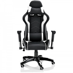 Scaun gaming Infinity | negru - alb č.1