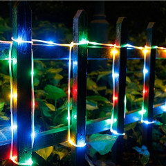 Furtun luminos solar 100 LED | colorat č.3