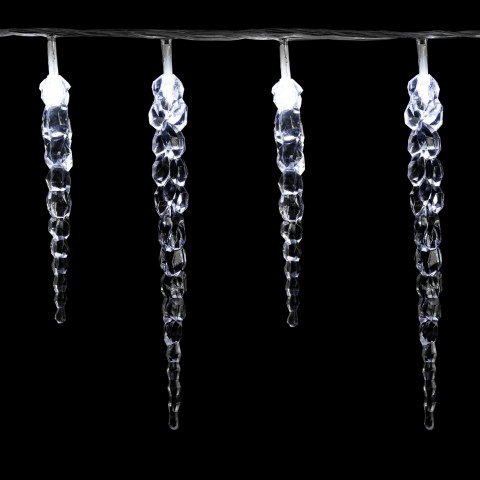 Instalație de Crăciun LED tip șirag, țurțuri, 5,5 m | alb rece 40 LED č.3