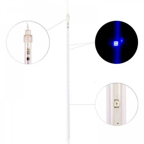 Instalație de Crăciun ,cascadă cu LED | albastru 240 LED č.4