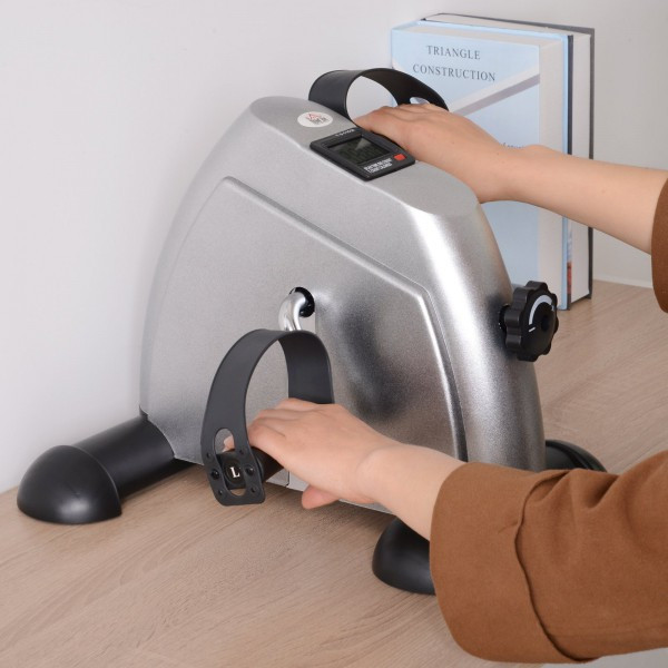 Mini bicicletă fitness 39 x 40 x 31 cm | argintiu