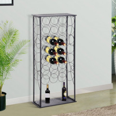 Suport metalic sticle cu vin | 47,5 x 21,5 x 100 cm č.3