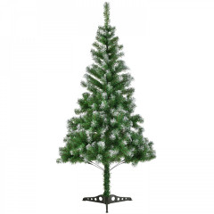 Arbore de Crăciun artificial 120 cm acoperit cu zăpadă č.1