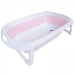 Cădiță de baie ergonomică, pliabilă, pentru copii | roz č.2