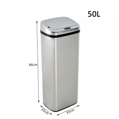 Coș de gunoi automat 50 l | oțel inoxidabil č.3
