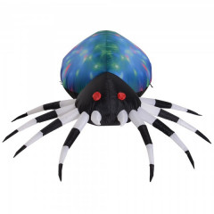 Păianjen Halloween, gonflabil, cu iluminare LED | 120 x 90 x 70 cm č.2
