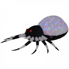 Păianjen de Halloween, gonflabil, cu iluminare LED | 200 x 180 x 50 cm č.2