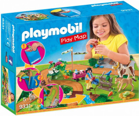 Playmobil 9331 Play Map Plimbare cu căluți