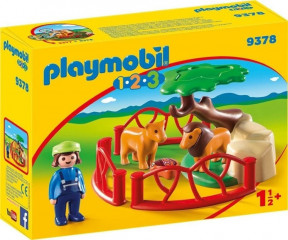 Playmobil 9378 Țarc lei č.1