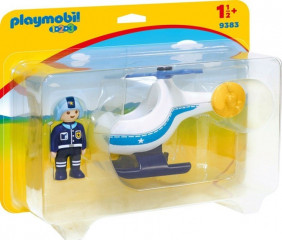 Playmobil 9383 Elicopterul poliției č.1