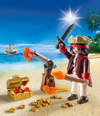 Playmobil 9415 Pușculița Ou - Pirat cu tun č.1