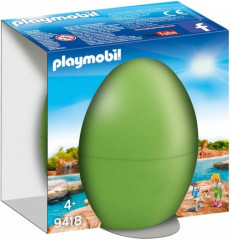 Playmobil 9418 Pușculița Ou - Îngrijitoare zoo cu pui de foca č.2