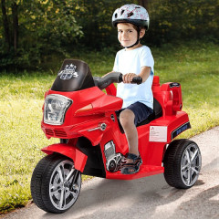 Motocicletă electrică pentru copii POLICE | roșu č.2
