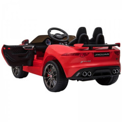 Mașină de lux pentru copii Jaguar cu telecomandă | roșu č.3