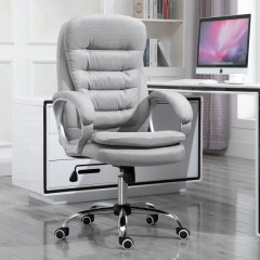 Scaun ergonomic tapițat | gri