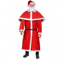 Costum Moș Crăciun cu palton lung č.1