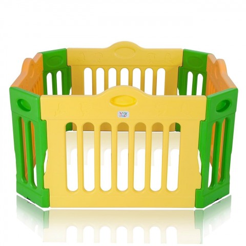 Țarc colorat, din plastic, pentru copii č.2