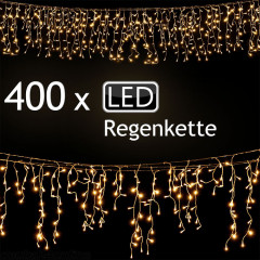 Instalație de Crăciun LED tip ploiță , 5 m | alb cald 200 LED č.3