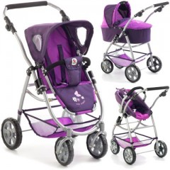 Cărucior pentru păpuși Bayer Chic 2000 Emotion 3in1 cu scaun auto 25 č.1