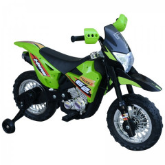 Motocicletă electrică Cross pentru copii 105 x 53 x 70 cm | verde-negru č.1