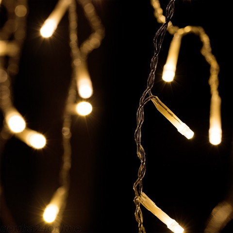 Instalație de Crăciun LED tip  ploiță, cu telecomandă 15 m | alb cald 600 LED č.3