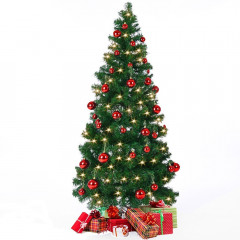 Arbore de Crăciun, artificial Pop-Up inclusiv decorațiuni și iluminare LED 150 cm | verde č.2