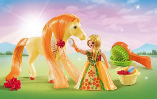 Playmobil 5656 - Valiza portabilă Prințesa cu căluț č.2