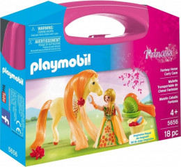 Playmobil 5656 - Valiza portabilă Prințesa cu căluț č.1
