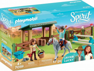 Playmobil 70119 Școală de călărie cu Luka și Javier