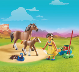 Playmobil 70122 Pru cu cal și mânz č.2