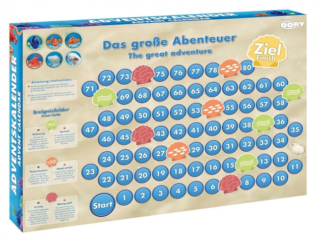 Advent calendar In căutarea lui Dory Craze č.4