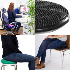 Pernă pentru masaj și echilibru MOVIT 33 cm | negru č.2