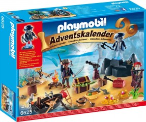 Advent calendar Playmobil 6625 Insula misterioasă cu comoara piraților č.1