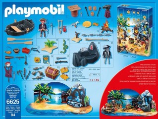 Advent calendar Playmobil 6625 Insula misterioasă cu comoara piraților č.3